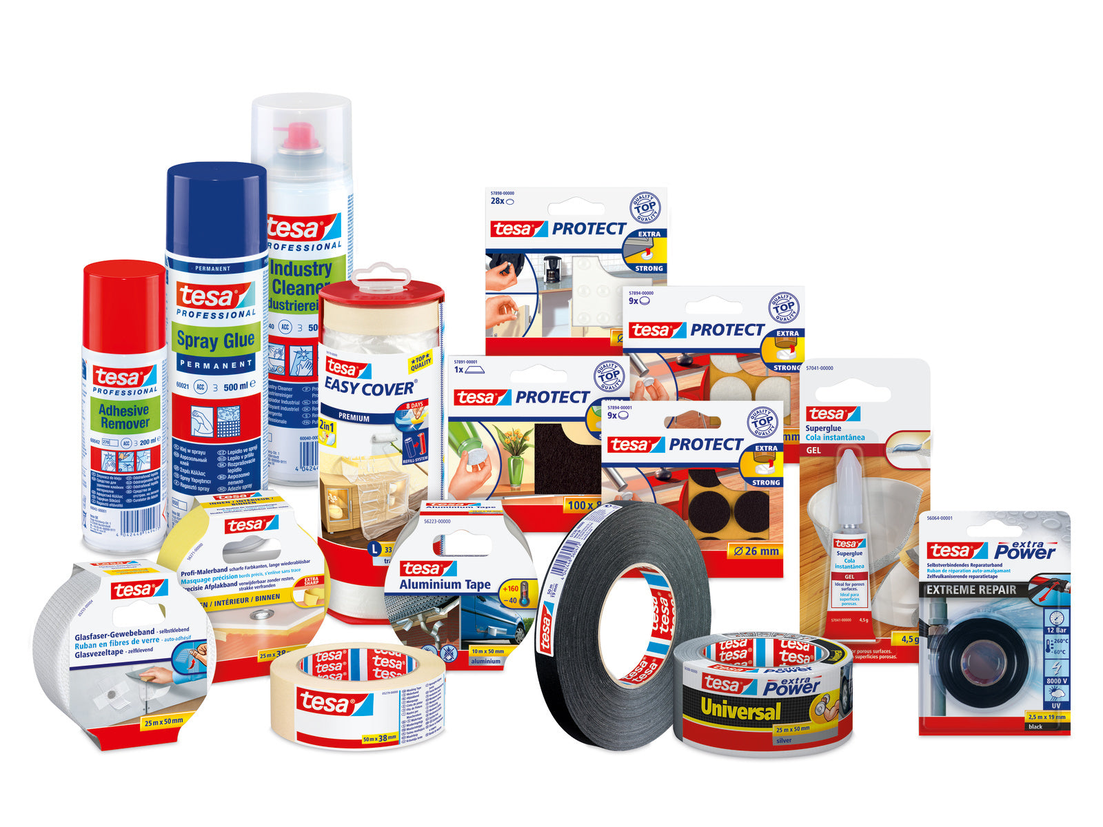 tesa Extra Power Universal 10m:50mm transparent