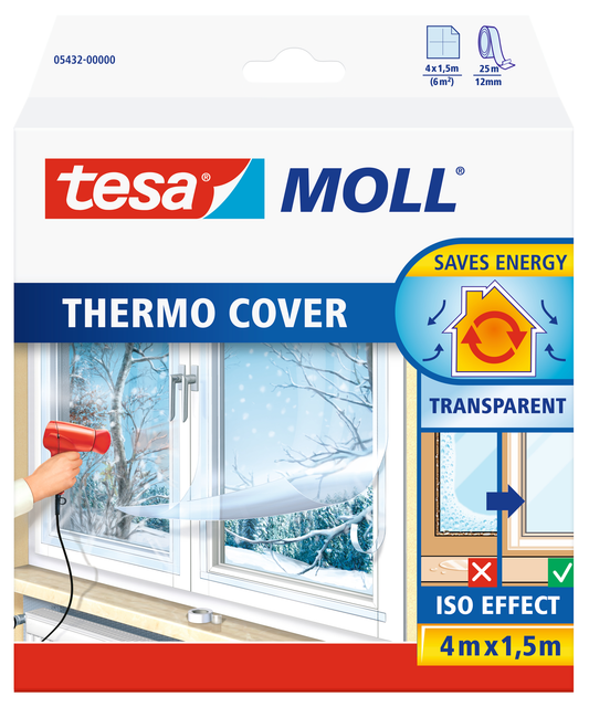 tesamoll® Thermo Cover Fensterisolierfolie 1,5m | 4m