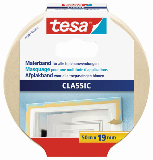 tesa® Malerband CLASSIC, 50m x 19mm