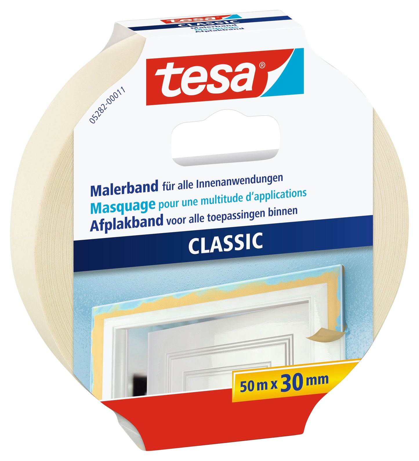 tesa® Malerband CLASSIC, 50m x 30mm