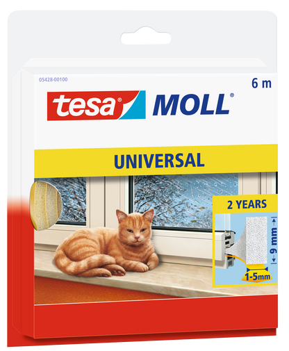 tesa® Insulation Dichtungsband pur weiß, 6 m
