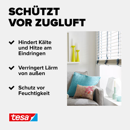 tesa® Insulation Dichtungsband pur weiß, 6 m
