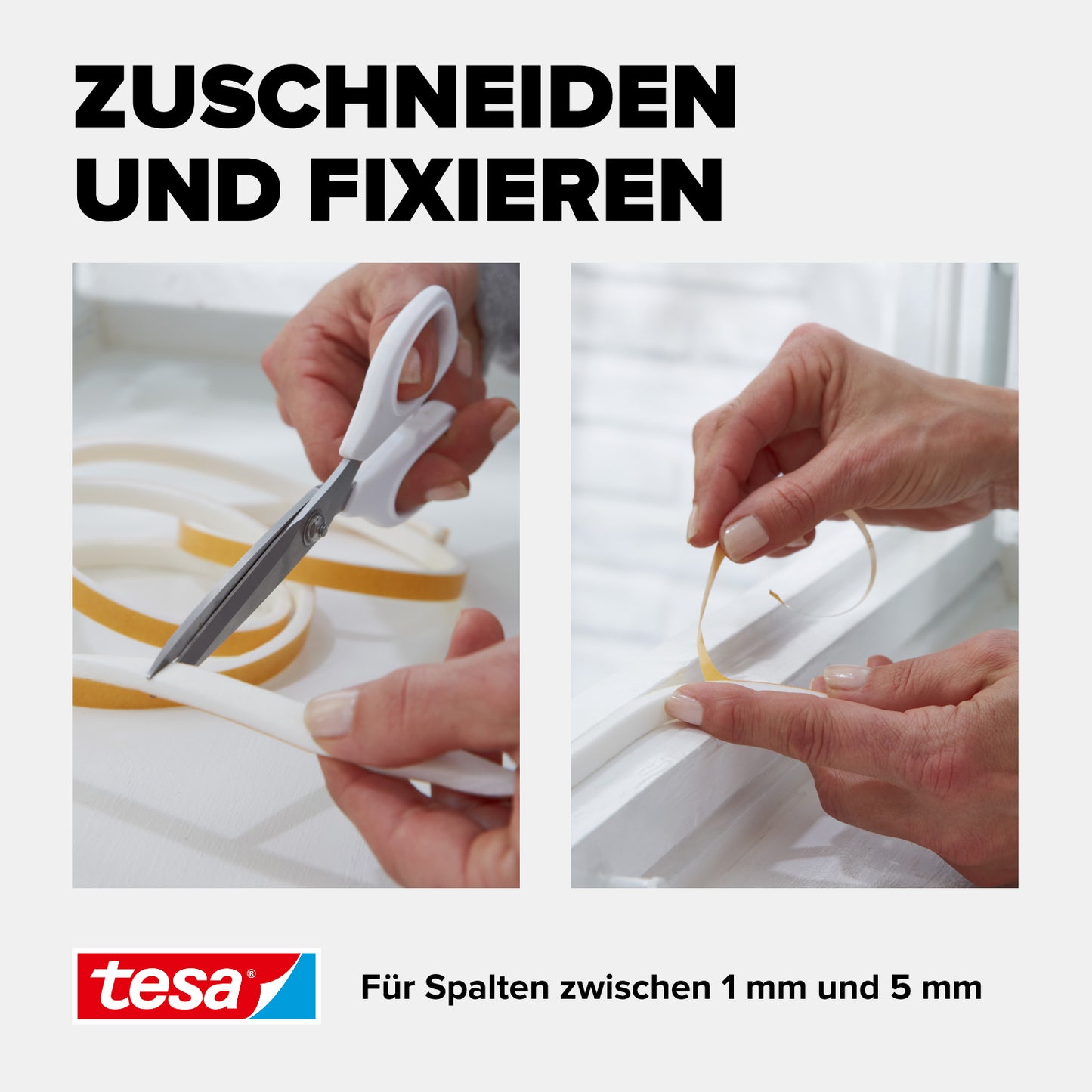 tesa® Insulation Dichtungsband pur weiß, 6 m