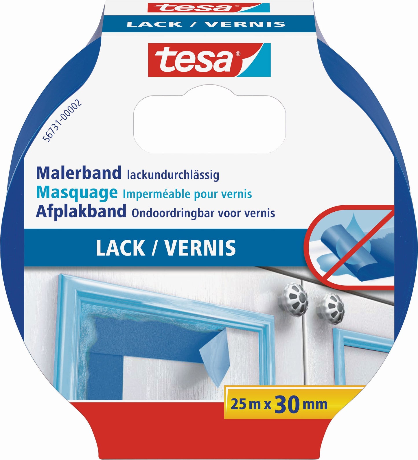 tesa® Malerband Lacke 30mm | 25m