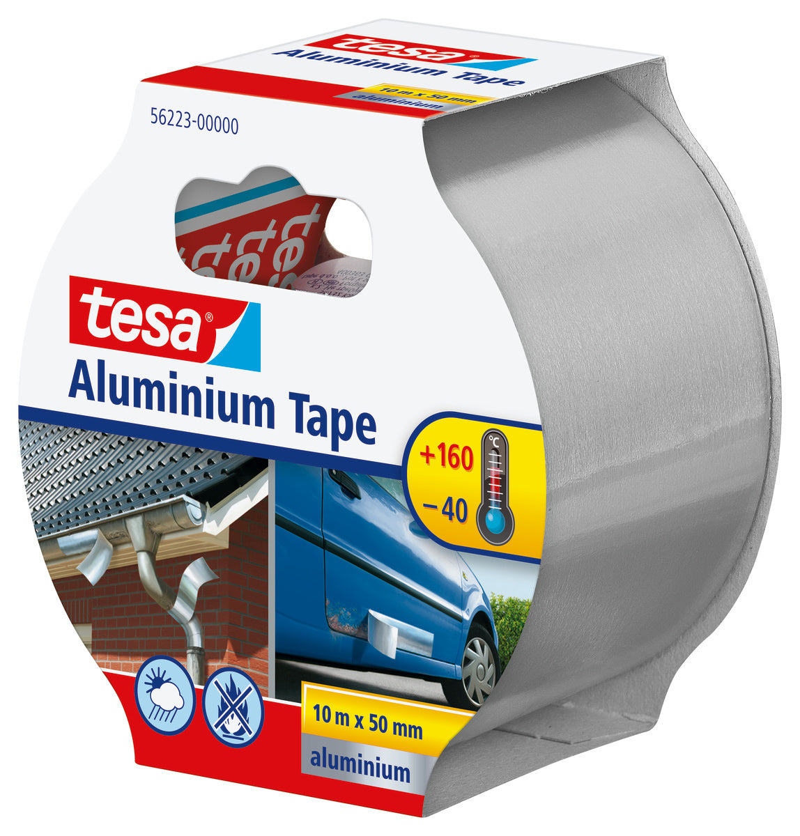 tesa Aluminium Tape, 10m - 50mm selbstklebend