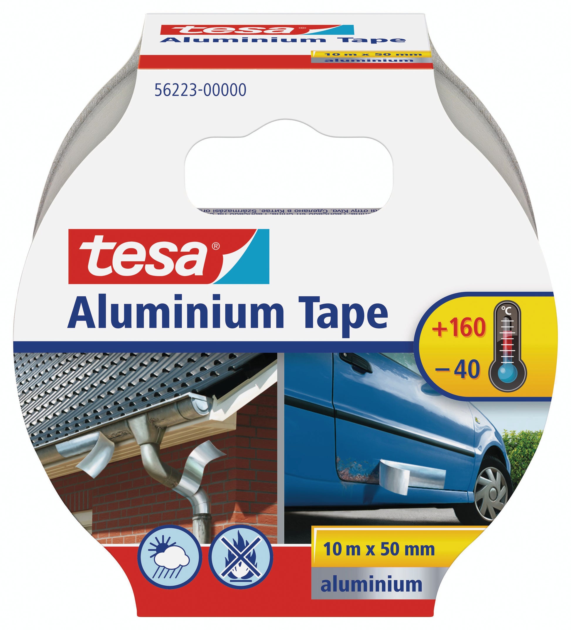 tesa Aluminium Tape, 10m - 50mm selbstklebend