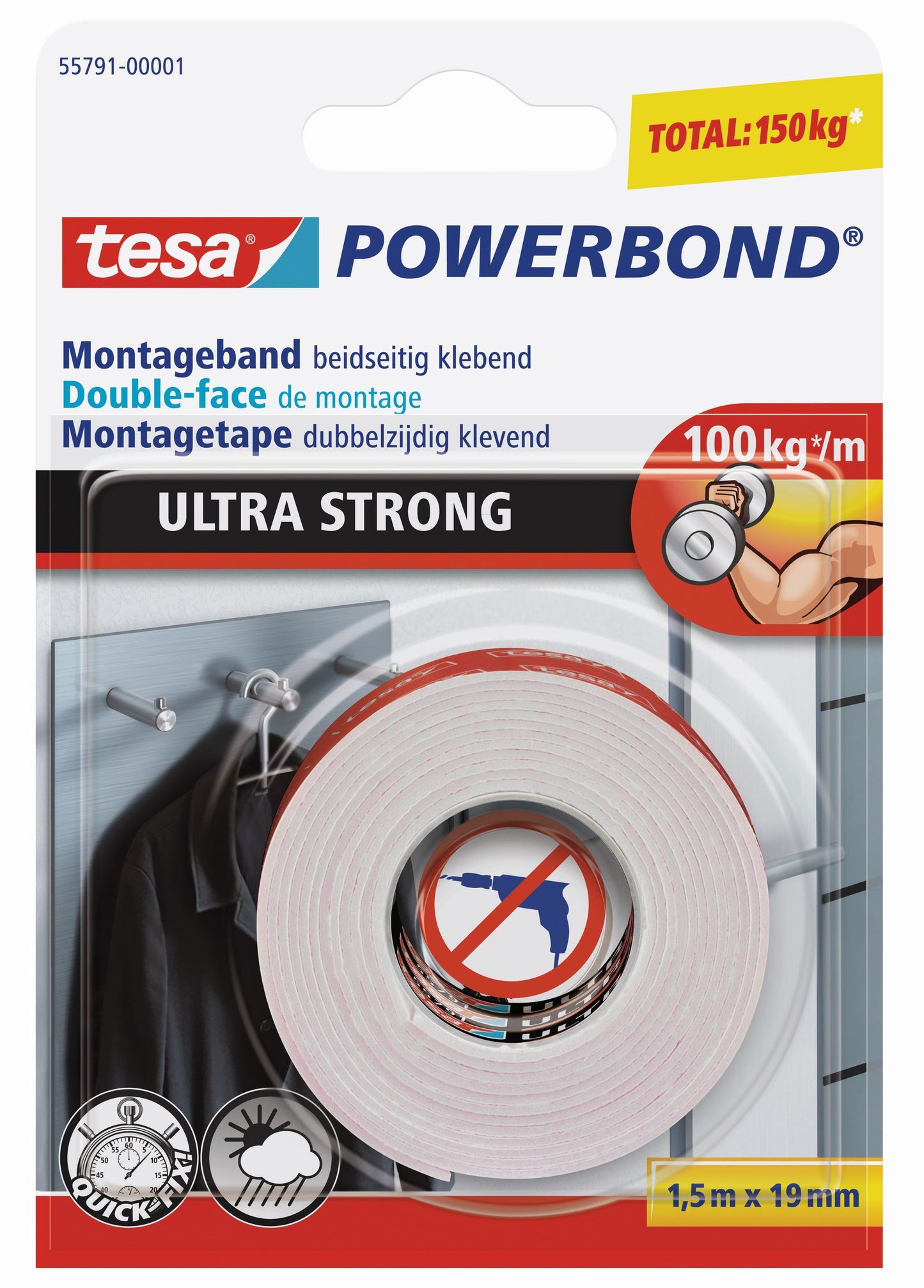 tesa® Montageband ULTRA STRONG 19mm | 1,5m