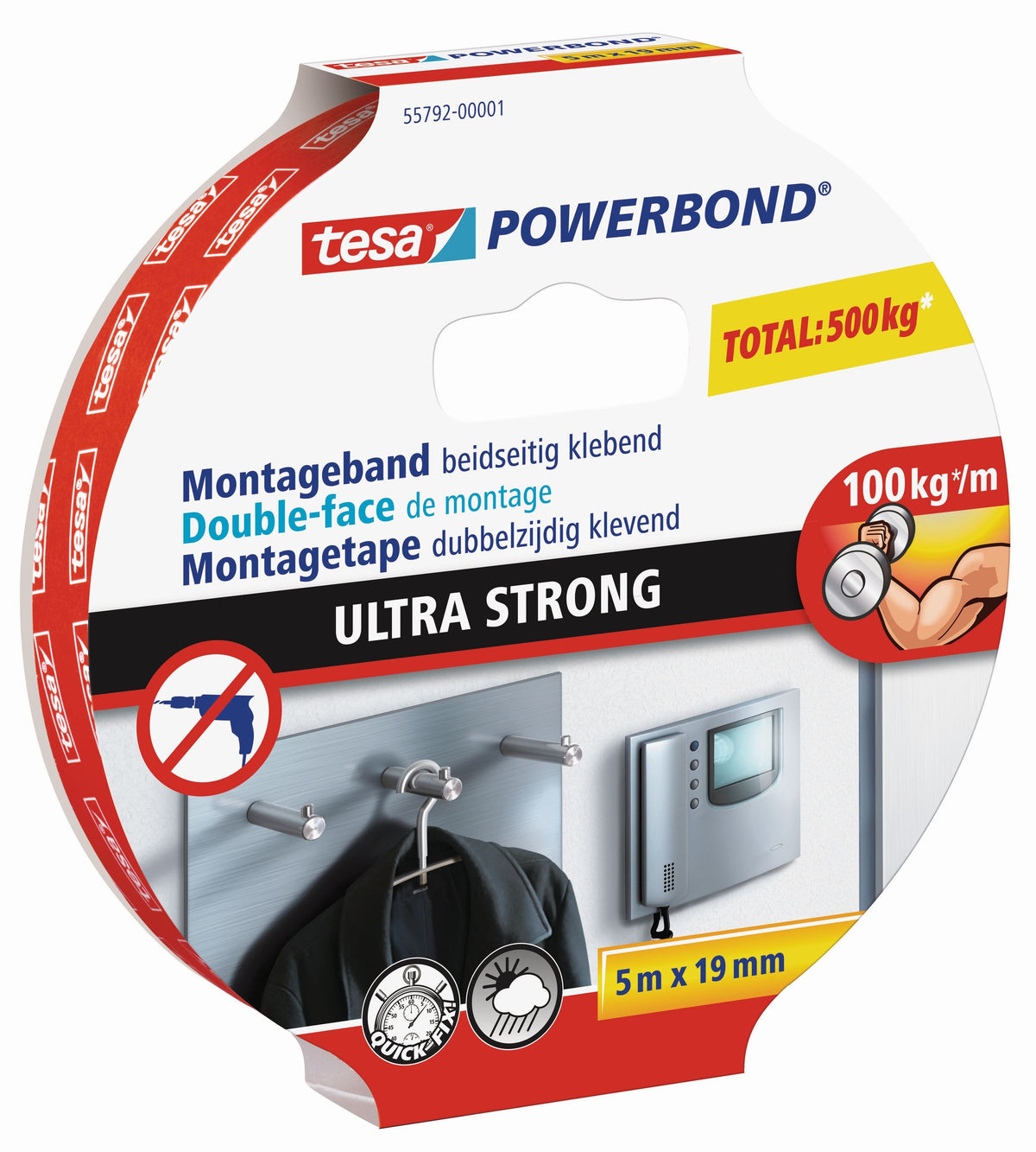 tesa® Montageband ULTRA STRONG | 19mm x 5m