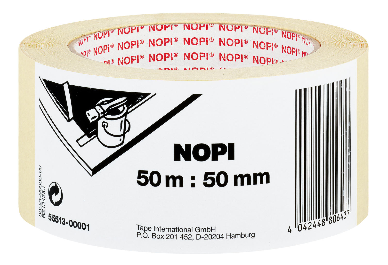 NOPI Krepp 50m-50mm Flachkrepp