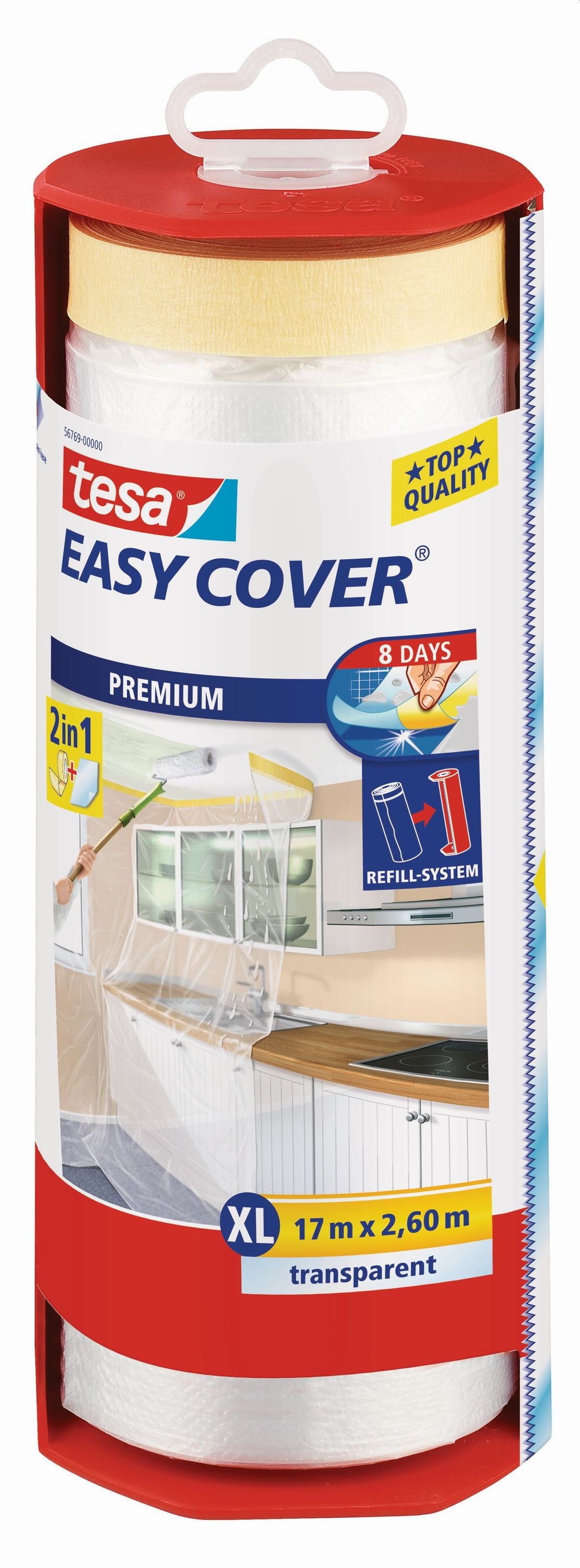 tesa® Easy Cover Premium Abdeckfolie Spender 260cm | 17m