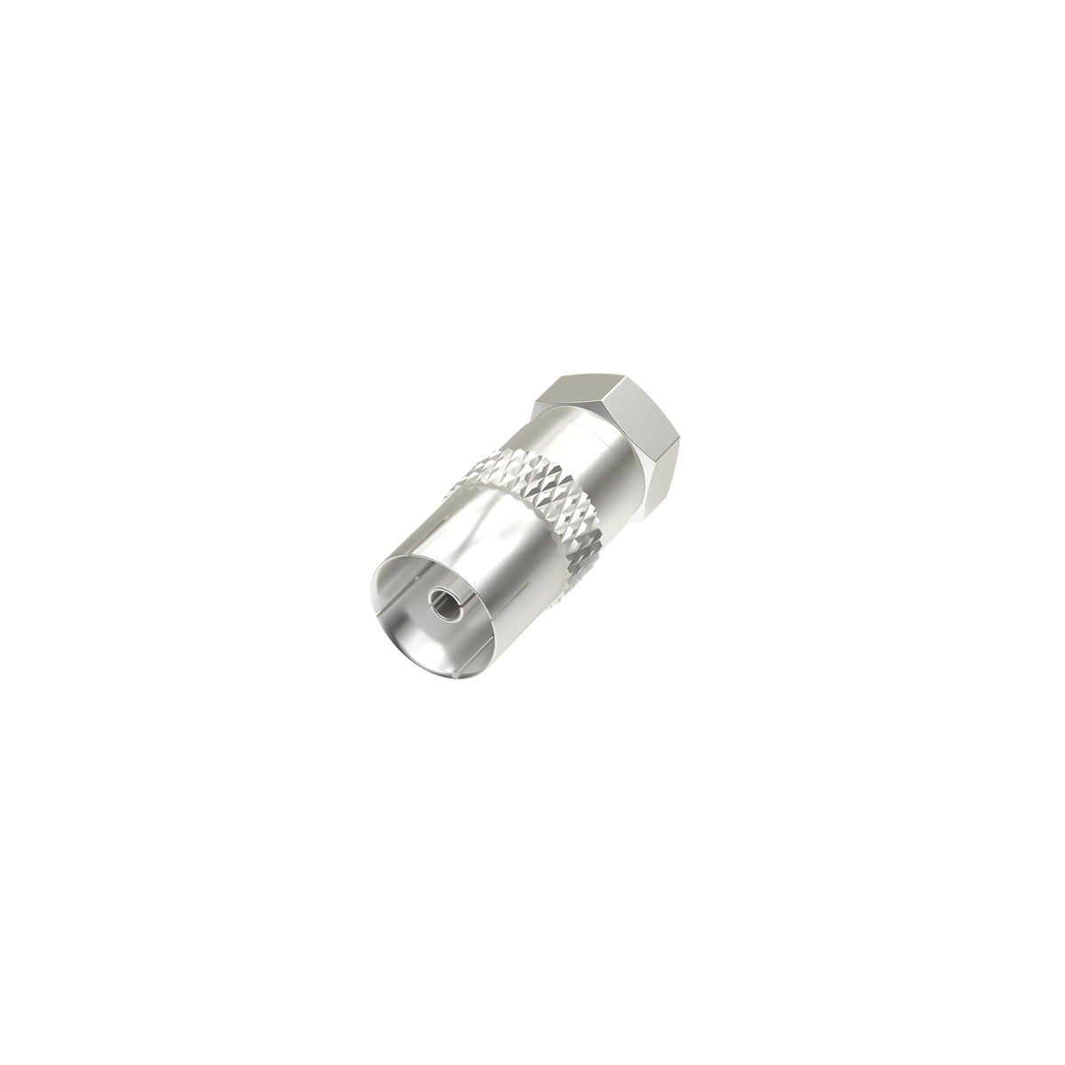 Hama SAT‑Adapter F‑Stecker zu Koax‑Kupplung