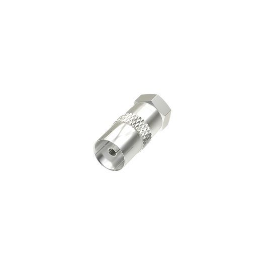 Hama SAT‑Adapter F‑Stecker zu Koax‑Kupplung