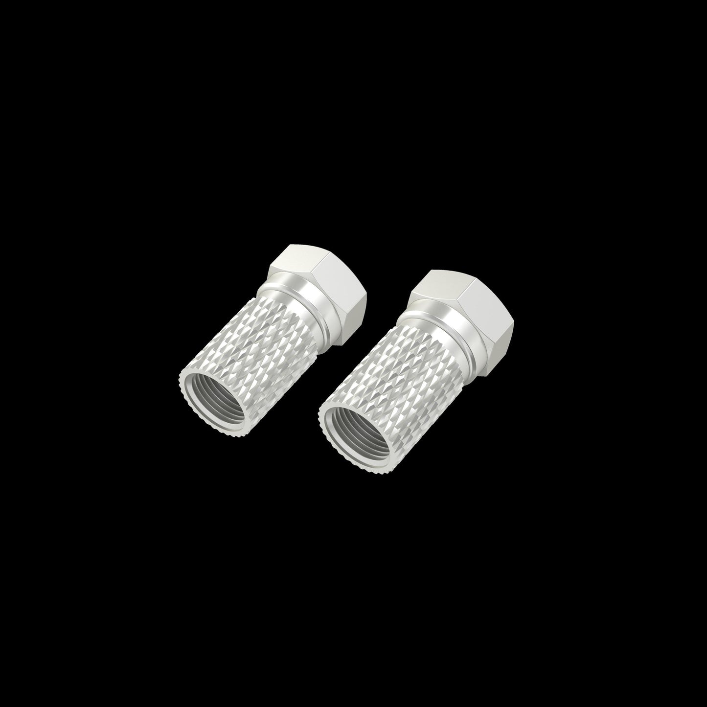 F-Stecker, 5,5 mm schraubbar, 2 Stück