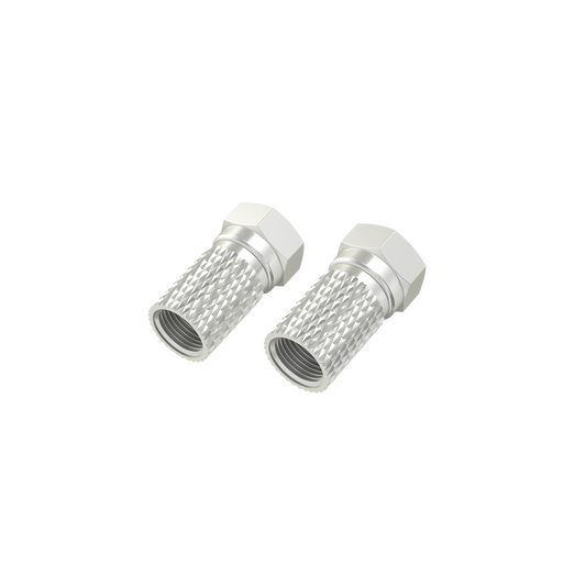 Hama F-Stecker 7 mm, schraubbar | 4 Stück