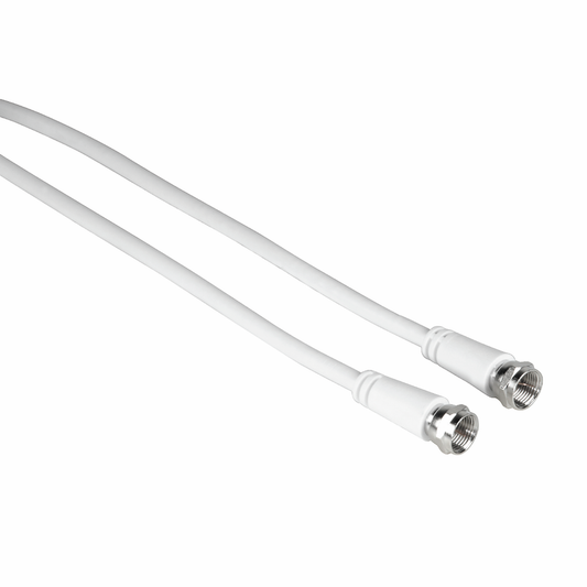 Hama SAT‑Anschlusskabel F‑Stecker/F‑Stecker 75 dB | 3 Meter