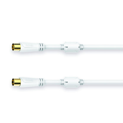 Antennen-Kabel, vergoldet, 10m Koax-St - Koax-Kupplung, 100dB