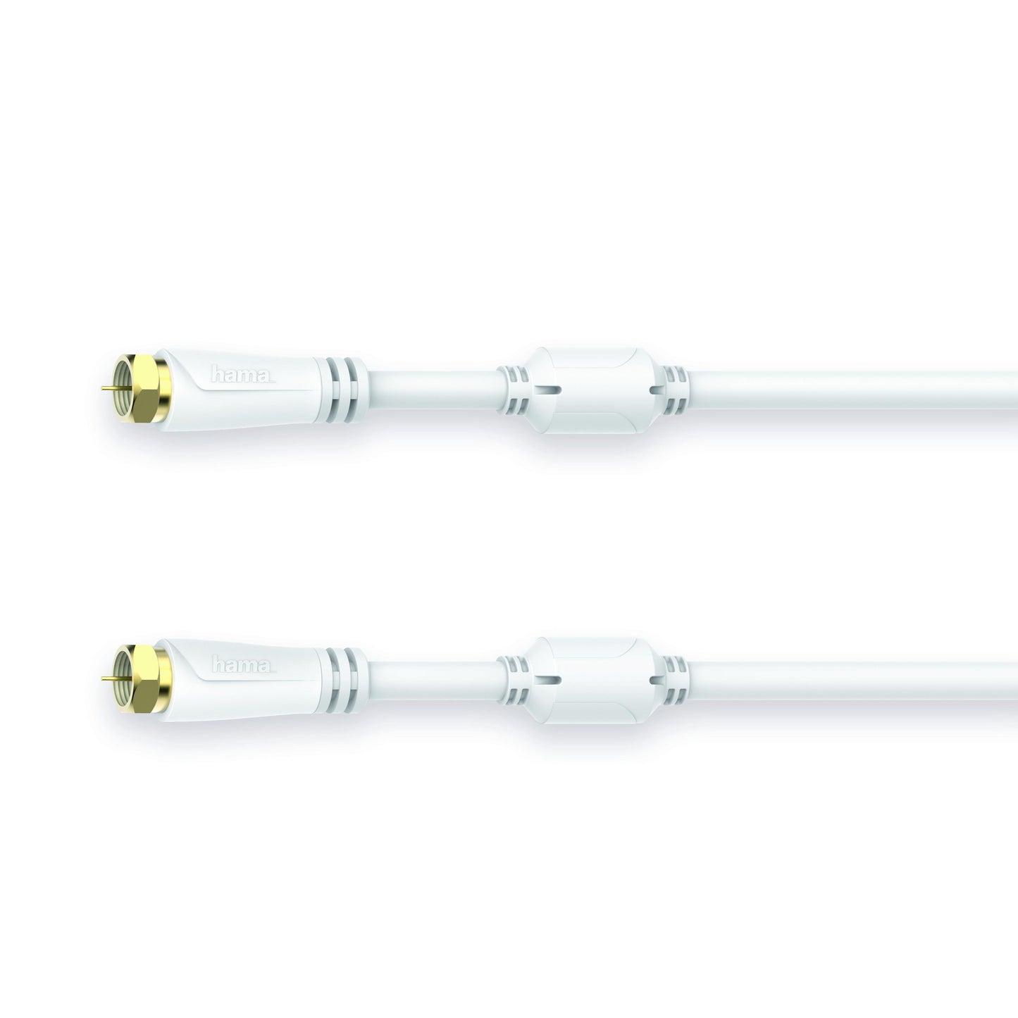 SAT-Anschlusskabel, 1,5m 100dB F-Stecker - F-St, vergoldet