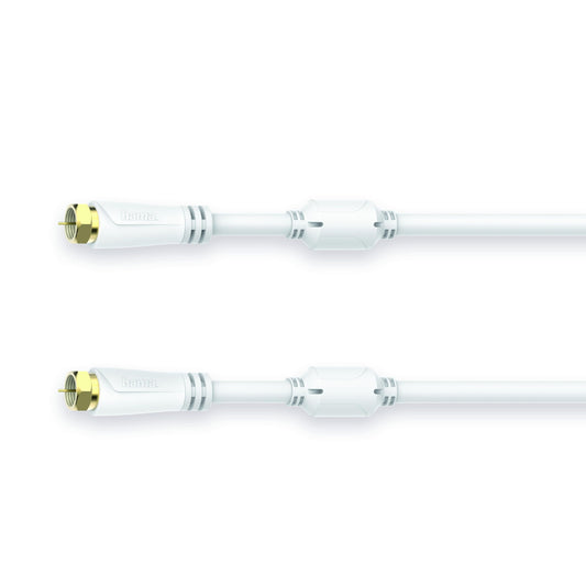 SAT-Anschlusskabel, 5,0m 100dB F-Stecker - F-St, vergoldet