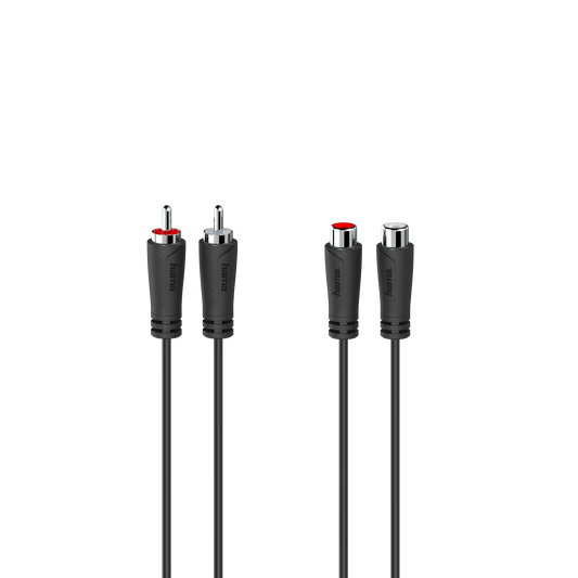 Hama Audio-Verlängerungskabel 2xCinch auf 2×Cinch | 5 m