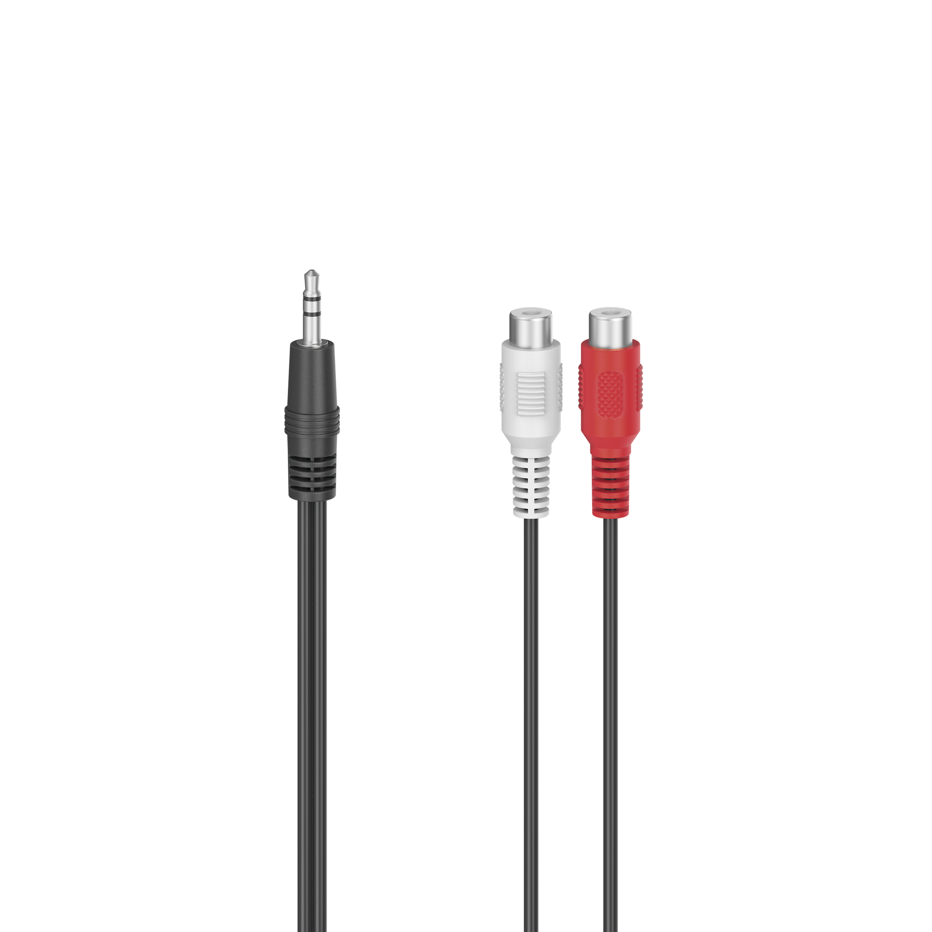 Hama Audio‑Adapter 2×Cinch‑Kupplung auf 3,5 mm Klinkenstecker Stereo