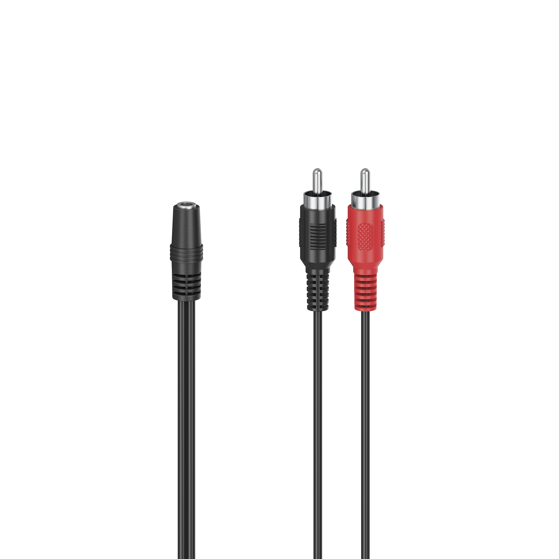 Hama Audio-Adapter 2×Cinch Stecker auf 3,5 mm Klinkenbuchse