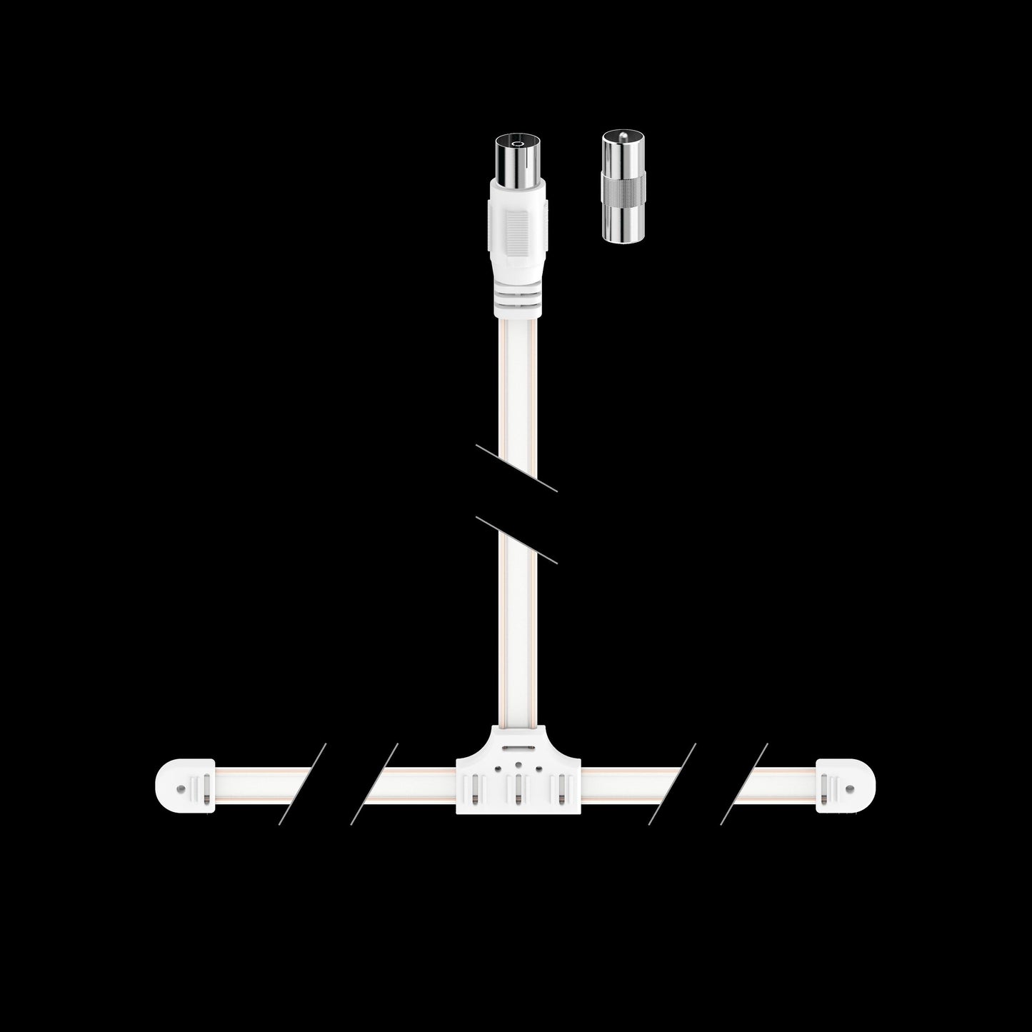 Wurfantenne (Dipole), Koax