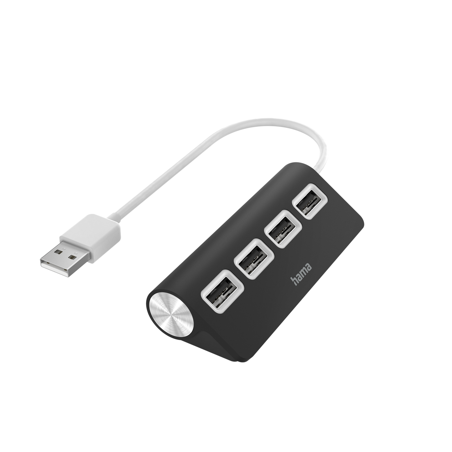 Hama USB-Hub 4 Ports USB 2.0 | mit 480 Mbit/s