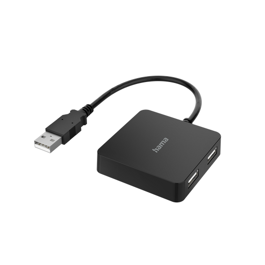 Hama USB-Hub 4 Ports USB 2.0 | mit 480 Mbit/s