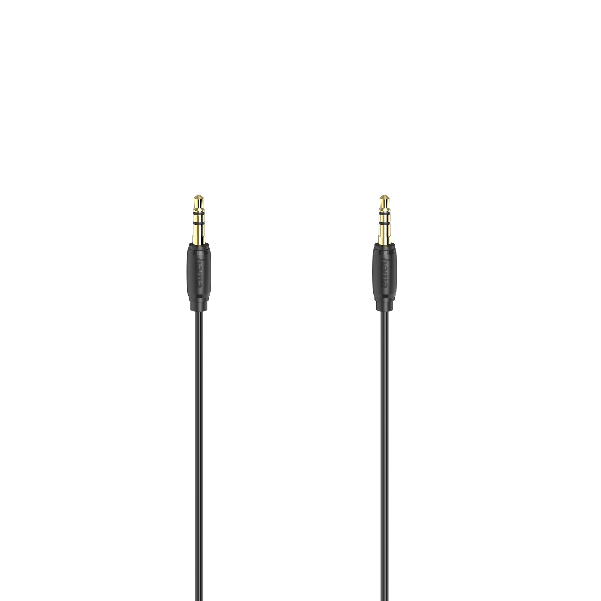Hama Audio-Kabel 3,5 mm Klinke Stereo vergoldet | 1,5 m
