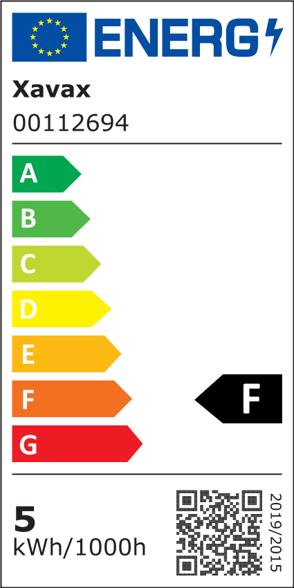 LED-Einbaustrahler, 3er-Set, 5W, 350lm, Lichtfarbe: Warmweiß, Fassung: Weiß