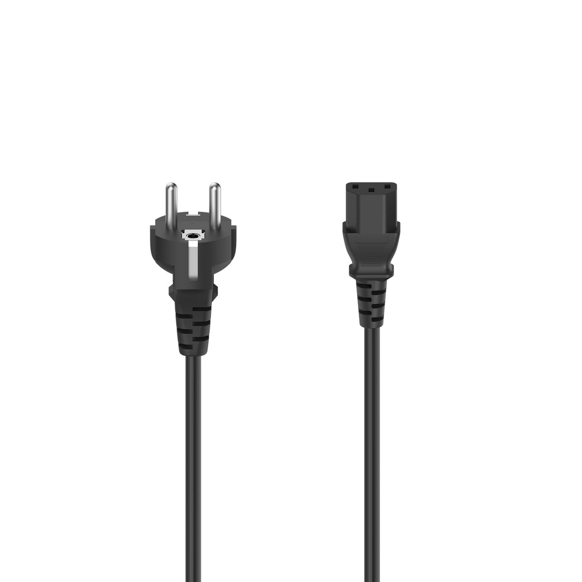 Hama Netzkabel Schutzkontakt-Stecker 3-Polig, Kaltgerätezuleitung | 1,5 Meter