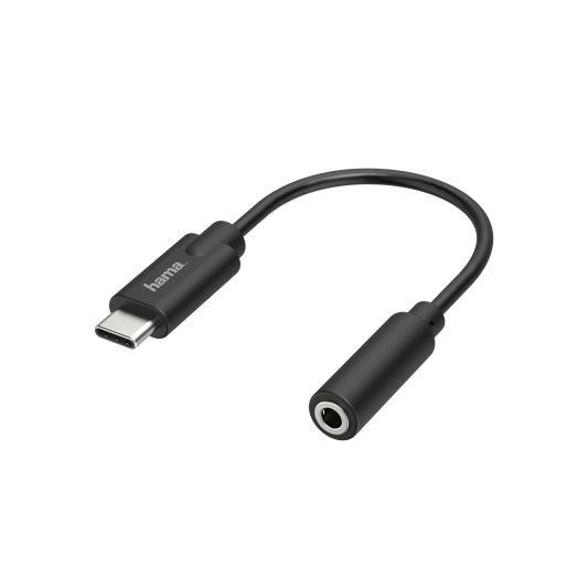 Hama Audio‑Adapter USB‑C auf 3,5 mm Klinke Stereo