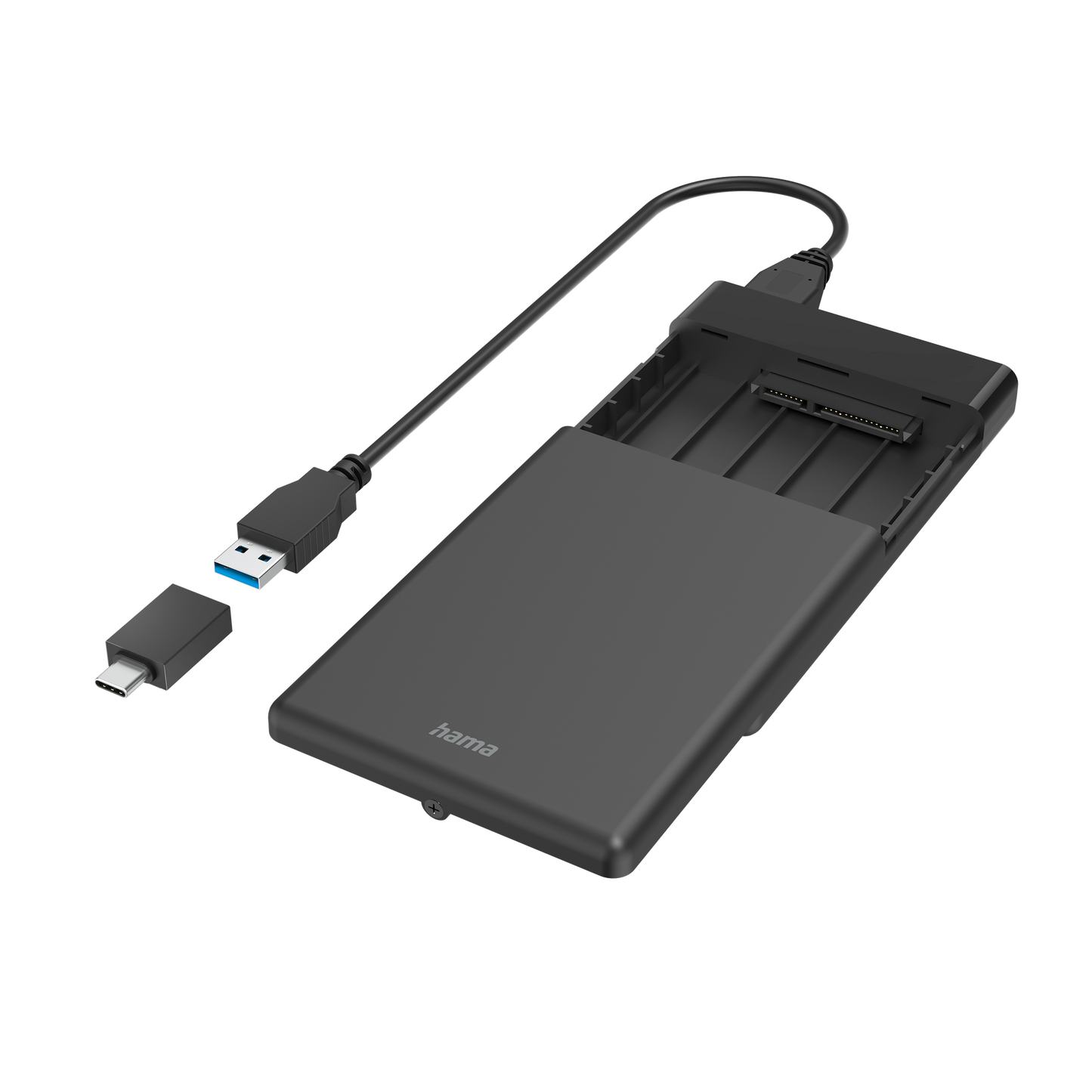 Hama USB-Festplattengehäuse für 2,5'' SSD- und HDD-Festplatten