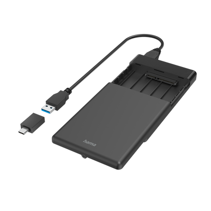 Hama USB-Festplattengehäuse für 2,5'' SSD- und HDD-Festplatten