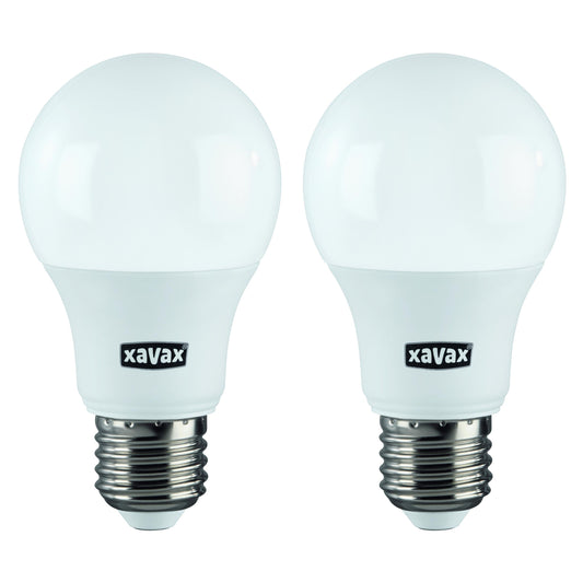 Xavax LED-Glühlampe E27 806lm | ersetzt 60W (warmweiß) 2er Set