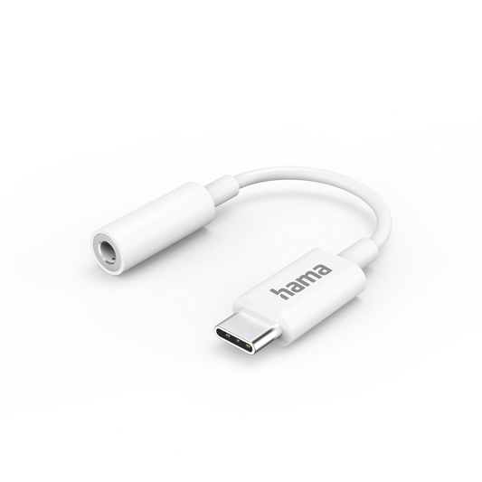 Hama AUX‑Adapter USB‑C | 3,5 mm Klinke