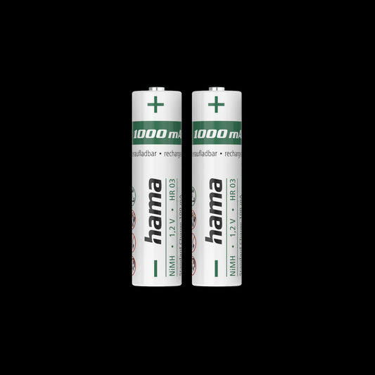 Hama Akkus "AAA" 1000mAh | 1,2V (2 Stück)