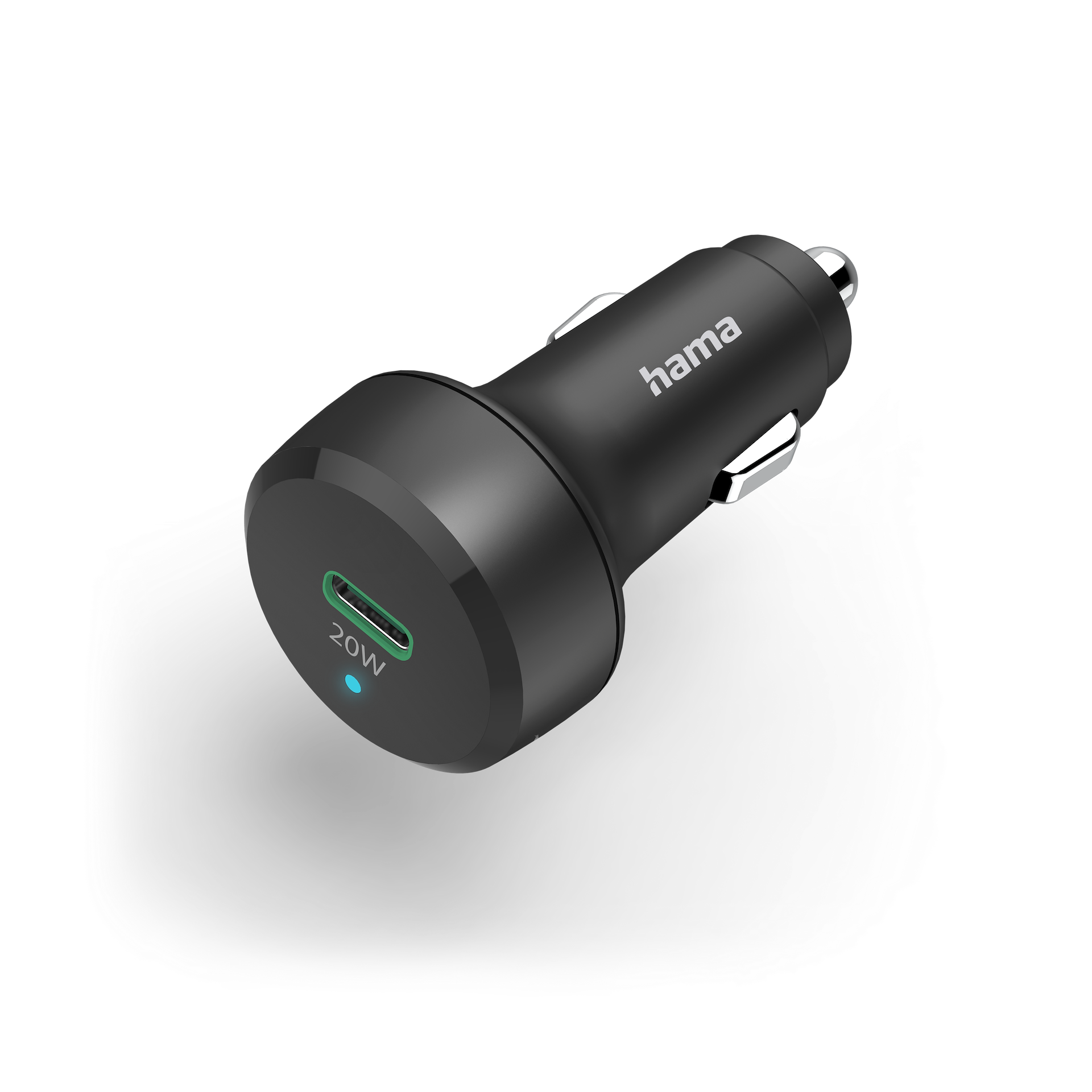Hama Auto Schnellladegerät USB-C PD 20 W Schwarz