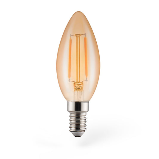 Xavax LED-Vintage-Kerzenlampe E14 180lm 2W (warmweiß)