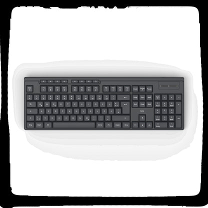 Hama Funktastatur ''WK-200'', Batterie, 8 Media-Tasten, QWERTZ DE