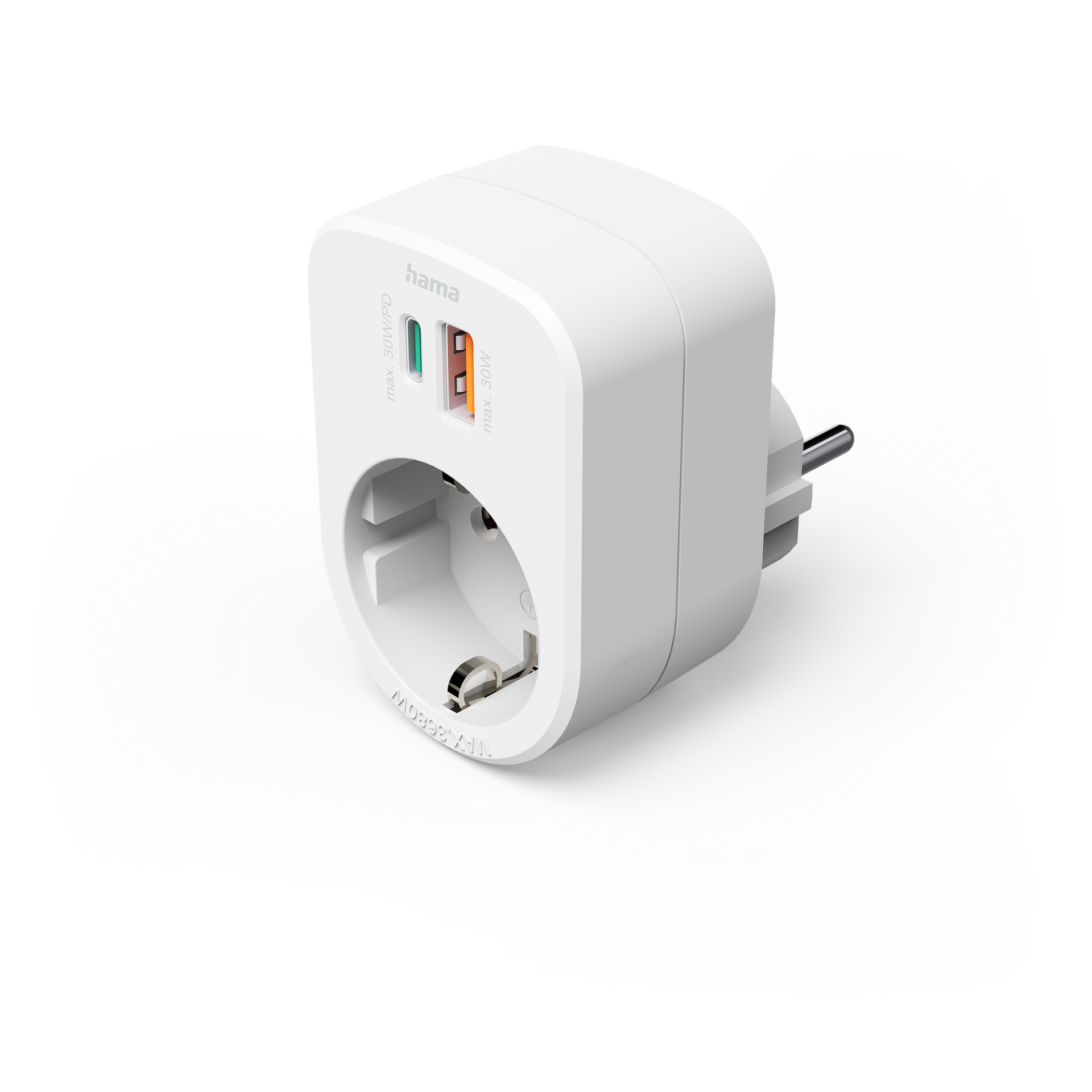 Hama Mehrfachstecker mit USB-C / USB‑A | 30 Watt