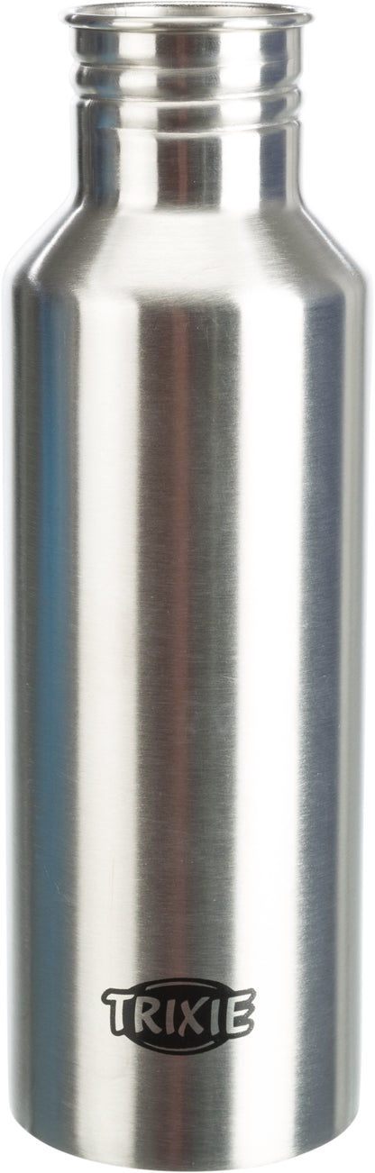 Trixie Flasche mit Trinknapf 750ml | Edelstahl