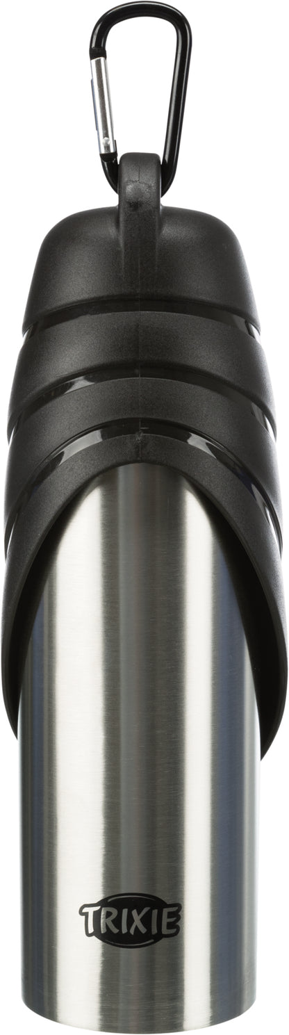 Trixie Flasche mit Trinknapf 750ml | Edelstahl