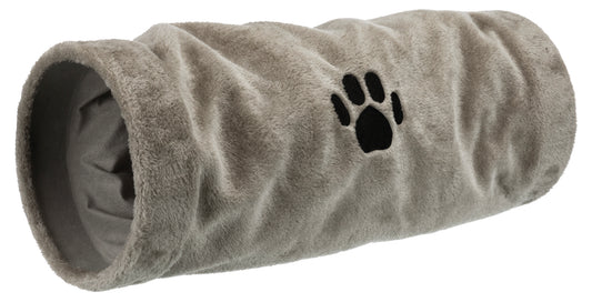 Trixie Spieltunnel für Katzen ø 22 × 60 cm | grau