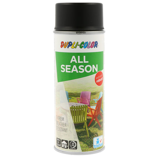 Dupli-Color All Season Sprühlack | Tiefschwarz matt 400ml