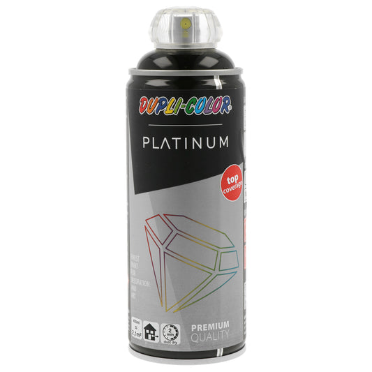 Dupli-Color Platinum Sprühlack | Tiefschwarz glänzend 400ml