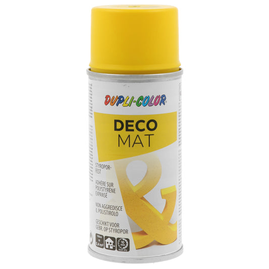 Dupli-Color Deco Mat Sprühlack | Rapsgelb matt 150ml