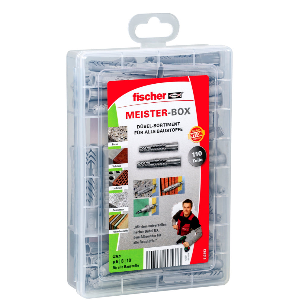 fischer MEISTER-BOX UX/UX R UX 6/8/10, 110-tlg.