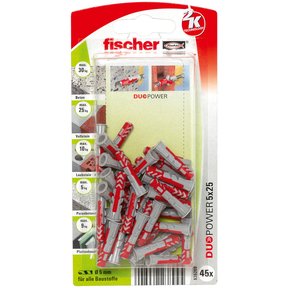 Fischer DuoPower 5 x 25 LD | 45 Stück