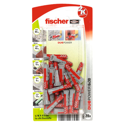 Fischer DuoPower 6 x 30 LD | 28 Stück